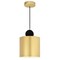Cwi Lighting Saleen LED Mini Pendant With Sun Gold & Black Finish 1156P9-625 - alternate 1